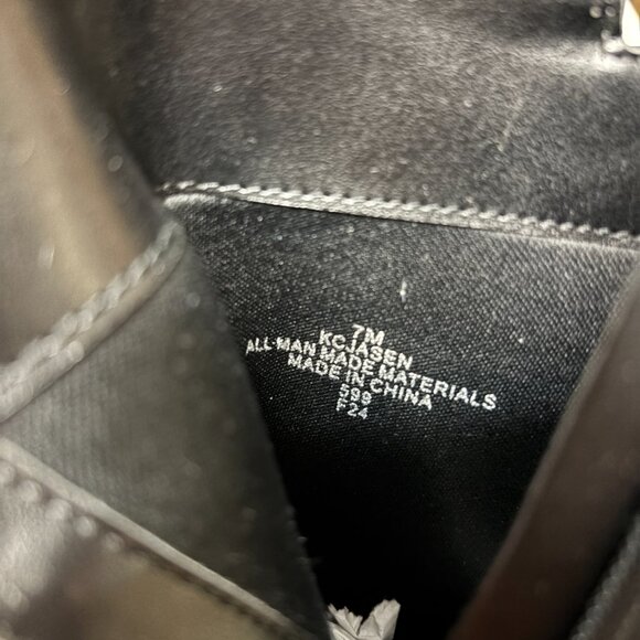 Calvin Klein Womens Jasen Buckle Strap Block Heel Ankle Booties Black Sz 7M NWB - Picture 8 of 9